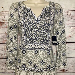 Lucky Brand | Boho Chic V-Neck Top BNWT $49.50 | X